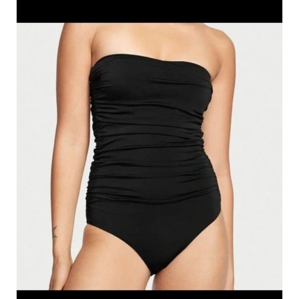 Victorias Secret VS Swimsuit one piece ruched black xxl - Picture 2 of 9